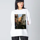 y0ungandf00lishのpale orange Big Long Sleeve T-Shirt