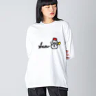 aice07の雪 ビッグシルエットロングスリーブTシャツ