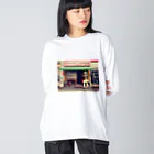 カモ虎HOUSEのノスタルジック課長ロングTシャツ Big Long Sleeve T-Shirt