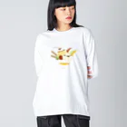 しいくいんのSUNDAYつら犬サンデー Big Long Sleeve T-Shirt