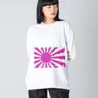 滝くん。のぴんくのにっしょーき　 Big Long Sleeve T-Shirt