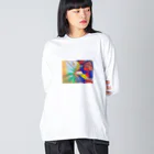 Reezooのウキッ。ん?@Reezoo Big Long Sleeve T-Shirt