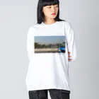 tauttya-ne。のin car ビッグシルエットロングスリーブTシャツ