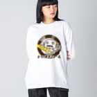 【喝っ！パどきあ。】SUZURI店舗のトリアエズビーム Big Long Sleeve T-Shirt