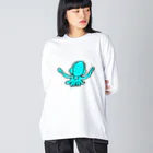 QP-goldの@IKANEKO.AORIN Big Long Sleeve T-Shirt