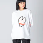 けちゃっぷごはんのお店のマフラーねこ Big Long Sleeve T-Shirt