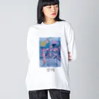 najucoのmidnight ビッグシルエットロングスリーブTシャツ