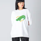 ちょこっとSHOPのわにくん Big Long Sleeve T-Shirt