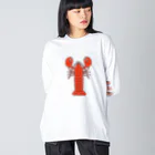 ムエックネのロブスター Big Long Sleeve T-Shirt