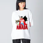 R.Muttの山田かおりクラブ Big Long Sleeve T-Shirt