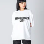JIMOTO Wear Local Japanの東大阪市 HIGASHI OSAKA CITY ビッグシルエットロングスリーブTシャツ