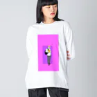 まるのモード系男子 Big Long Sleeve T-Shirt