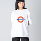 VeppinのUK TECH HOUSE UNDERGROUND Big Long Sleeve T-Shirt