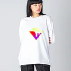 NectarのLOGO yellow ビッグシルエットロングスリーブTシャツ