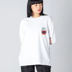 Karinsyrupの花梨シロップbottle(茜色) Big Long Sleeve T-Shirt