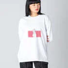 Tなかのゆるふわ ビッグシルエットロングスリーブTシャツ