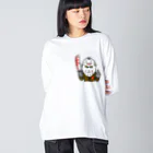 横浜 大口 宝明楼のGANG☆STAR リッパー君 Big Long Sleeve T-Shirt