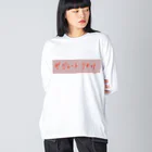 oyosamaの2021 スローガン  ビッグシルエットロングスリーブTシャツ