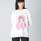 かわいいもののおみせ　いそぎんちゃくのもこもこルームウェアちゃん Big Long Sleeve T-Shirt