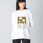 気ままに創作　よろず堂の花咲く小径⑤きいろ Big Long Sleeve T-Shirt