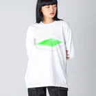 rikeiiの3D Mt.Fuji Big Long Sleeve T-Shirt