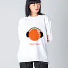 PaP➡︎Poco.a.Pocoのorange music ビッグシルエットロングスリーブTシャツ