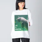 mOaのジュゴン ビッグシルエットロングスリーブTシャツ