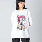 Milk☆Dipperのガールズファイター！ミルクディッパー☆05☆HIKARU Big Long Sleeve T-Shirt