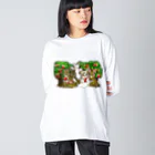 アトリエねぎやまのフルーツ狩り Big Long Sleeve T-Shirt