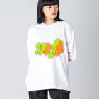 HachijuhachiのHARDCORE HATE TEE-CANDY ビッグシルエットロングスリーブTシャツ