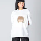 ゆったりショップのほほ笑み ビッグシルエットロングスリーブTシャツ