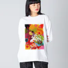 siibaの森のお花畑（近視） Big Long Sleeve T-Shirt