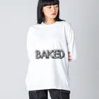 kosover's パーティ向けファッション販売のBAKED Big Long Sleeve T-Shirt