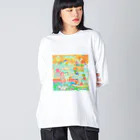 Mirai Gotoの　sunset ビッグシルエットロングスリーブTシャツ