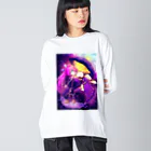 ngrrxxのgalaxy2 Big Long Sleeve T-Shirt