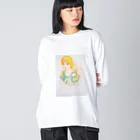 私ノ私　の美人画シリーズ Big Long Sleeve T-Shirt