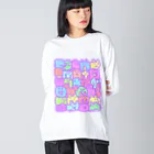 Msto_market a.k.a.ゆるゆる亭のすし詰めくん ビッグシルエットロングスリーブTシャツ