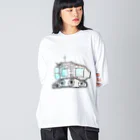 ガスかんダイナマイトの月面探査機 Big Long Sleeve T-Shirt