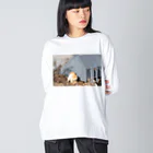 うさぎかもしれないの憎みねこ（やさしい） Big Long Sleeve T-Shirt