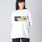 wearable artsのおめめアニマルズ -シカ- Big Long Sleeve T-Shirt