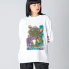 ムラマス カツユキの『UNI cornなんじゃない菓SEA等？森じらrail？』 Big Long Sleeve T-Shirt