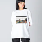 twilostの冬の河川敷 Big Long Sleeve T-Shirt