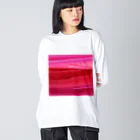 カヨラボ　スズリショップのコーラルおーがんじー Big Long Sleeve T-Shirt