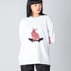 usaokotsumiのスケボーうさぎ Big Long Sleeve T-Shirt