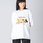 ANAN＠猫ひろしの人🥚🥚のやる気だせよ Big Long Sleeve T-Shirt