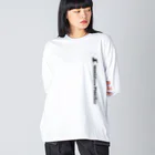 onehappinessのミニチュアピンシャー ビッグシルエットロングスリーブTシャツ