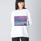 膝舐め・ショッピングセンターのヴィーナスベルト・ランデブー / 株式会社マリーナ水島観光 Big Long Sleeve T-Shirt