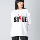 chiccho_kizaの自由なスタイルで Big Long Sleeve T-Shirt