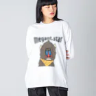 レオンプラスのお店【メガスタファーム ver.】のまんどりる Big Long Sleeve T-Shirt