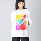 D Bridge MCのカラフルペイントinブリッジ Big Long Sleeve T-Shirt